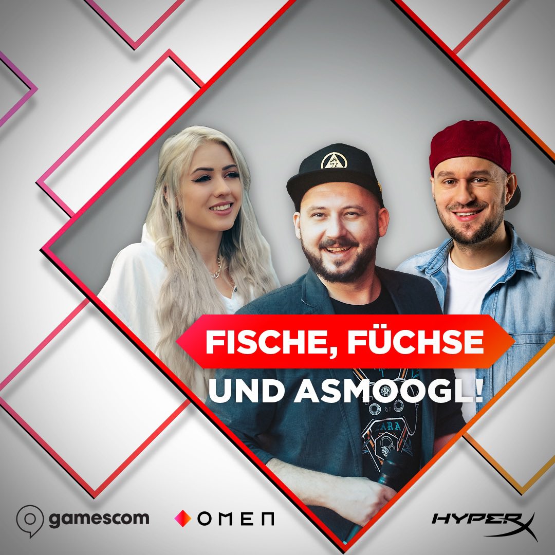 fisHC0p's tweet photo. Werbung - Hallo! Ich bin ab 17 uhr mit @izziofficial auf der @OMENbyHP_de Bühne in Halle 6 - wir spielen was und quatschen n büschn!
#OMEN #HPwithIntel #OMENTranscend https://t.co/p4Z095Hekl