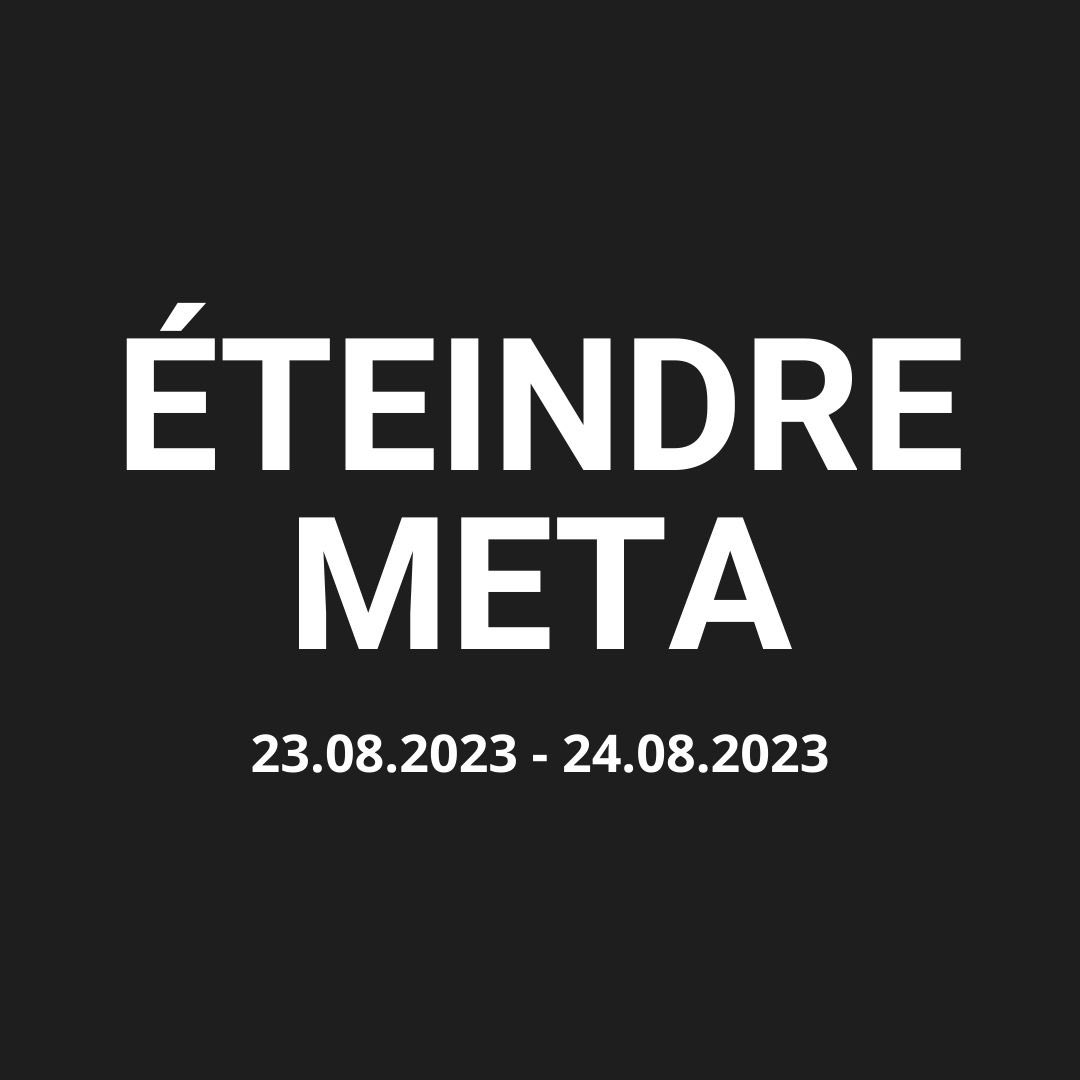 Joignez-vous au mouvement initié par Les AMIS de la radiodiffusion et soyons solidaires avec tous les médias canadiens en éteignant META (Facebook et Instagram) les 23 et 24 août. #TousDeboutPourNosNouvelles