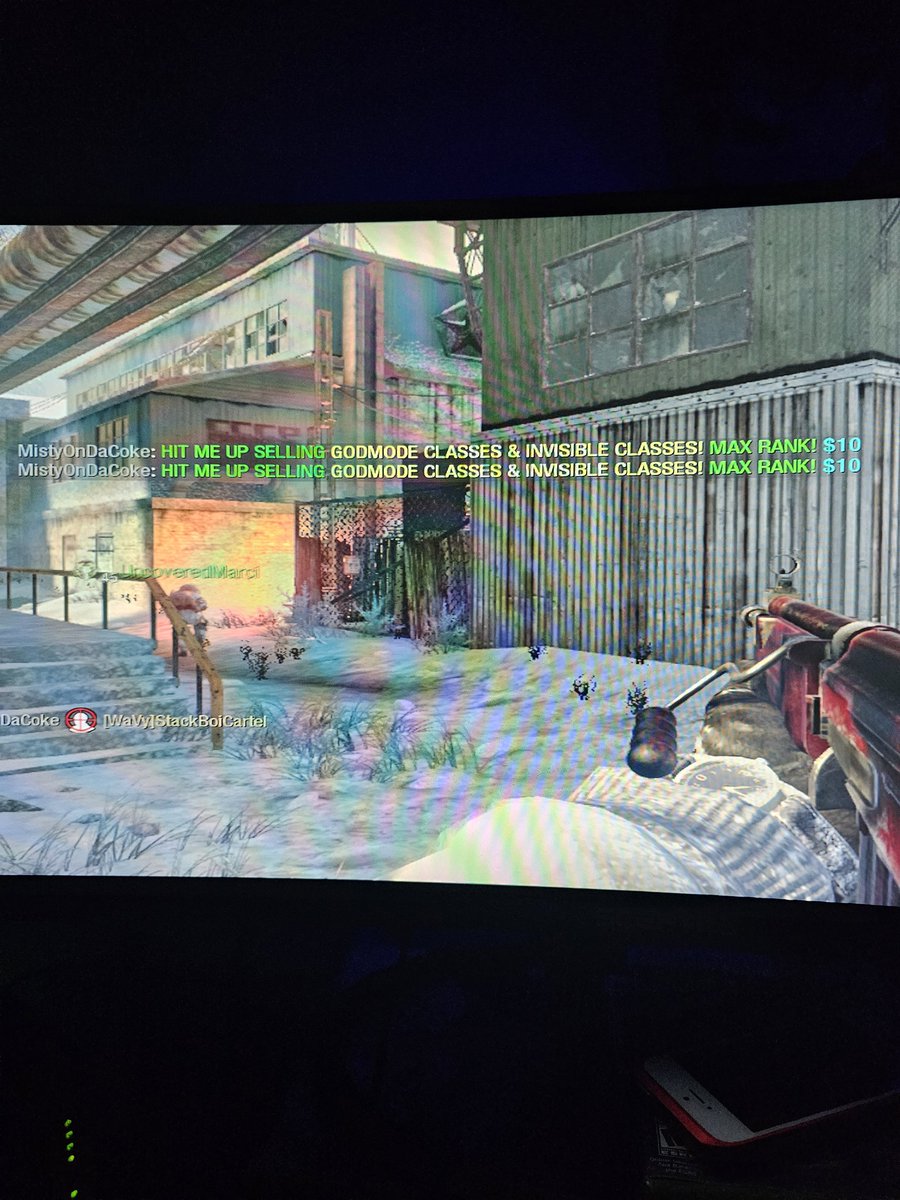 aztec_viking's tweet photo. @XboxGamePass  This is how good games die. One guy was using cheats another selling them https://t.co/FysW4bprGg