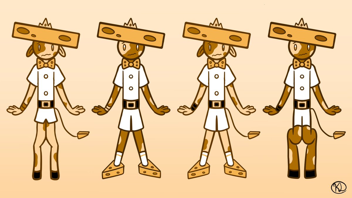 KayleeOriginals's tweet photo. Redesigning Cheese!
Guess which one is his new design😜🧀

#cheese #redesign #oc #character #characterdesign #food #digitalart https://t.co/Pr38CSxKW4
