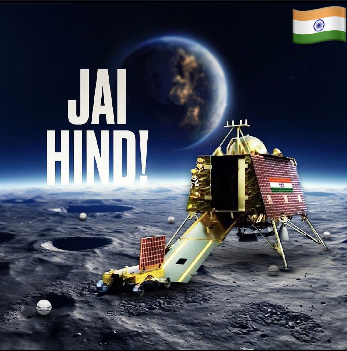 dineshdagar96's tweet photo. Yaaaaayyy, We have done it. First country to successfully land on the south pole of the moon. Proud moment for all Indians🇮🇳
Congratulations @isro.in and all those who dedicated themselves to this historic mission. We are on the Moon 
#Chandrayaan3  #ProudIndian #isrochandrayaan3 https://t.co/Z53dmDlmTl