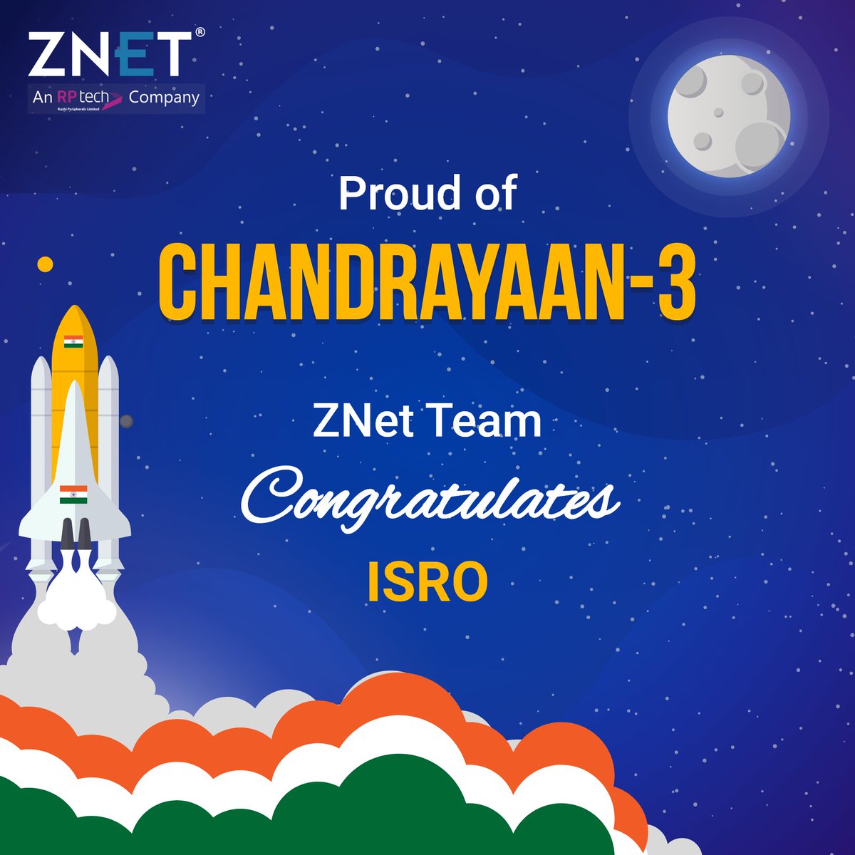 🌕 A Giant Leap for India: Chandrayaan-3 lander successfully touches down on the Moon's South Pole! 🚀🇮🇳

Breaking barriers and reaching for the stars – India has become the first nation to accomplish a landing on the Moon's South Pole, showcasing its prowess in space technology.