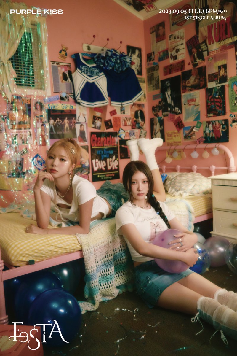 RBW_PURPLEKISS's tweet image. [#퍼플키스]

1st Single Album [FESTA]

🎡 UNIT CONCEPT PHOTO 🎡
🎆 PURPLE KISS 🎆

2023.09.05 6PM RELEASE✔

#PURPLE_KISS #FESTA #7HEAVEN