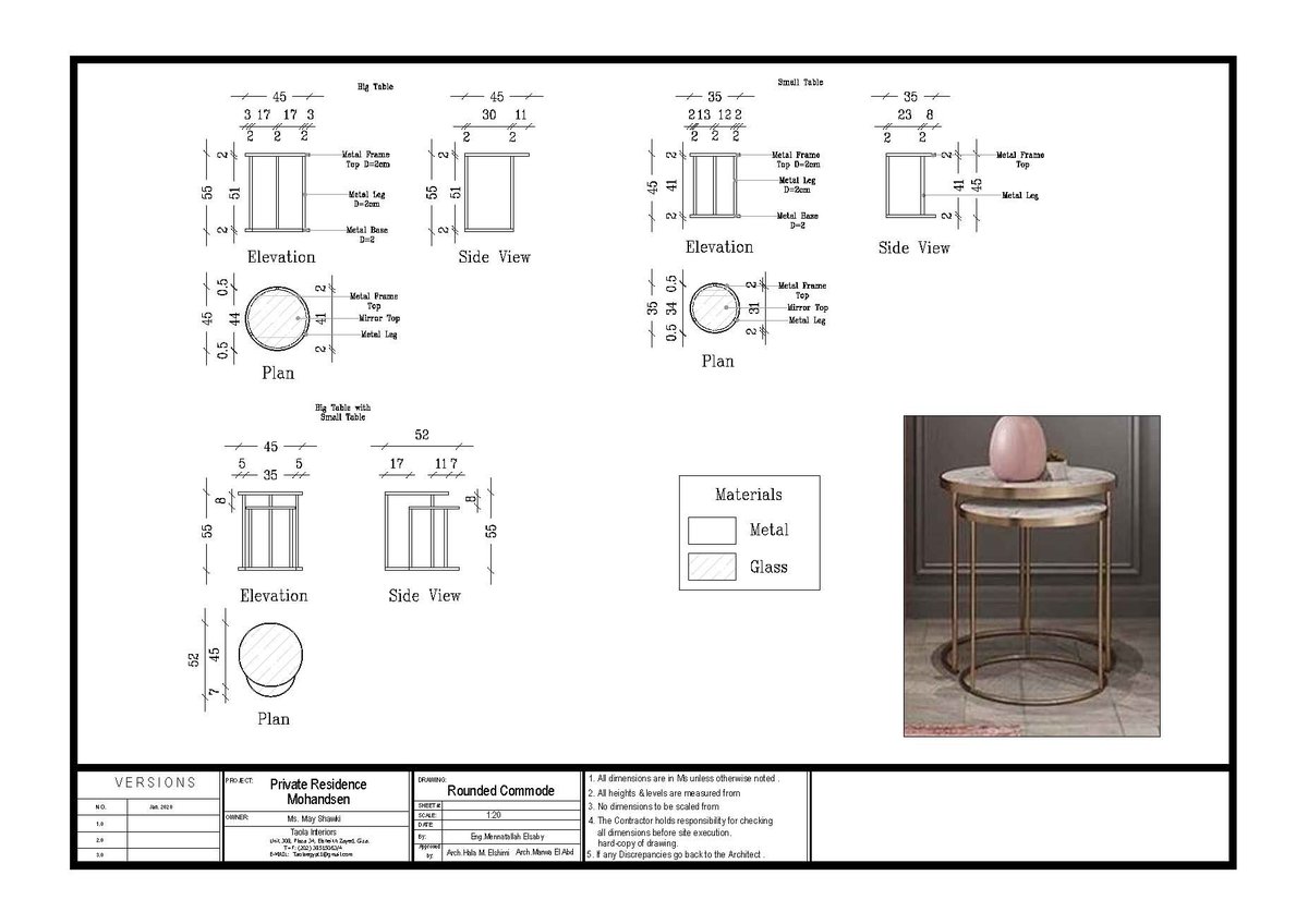 mennaelsaby's tweet image. Side Tables Technical Drawings for Taola Interiors Office for Apartment in Mohandsen 

#sidetable #Table #sidetabledecor #sideetablestyling #sidetablemakeover #coffeetables #coffeetables #Design #Furniture #Drawings  #Furnituredrawings #Furniturepieces #mennaelsabyinteriors