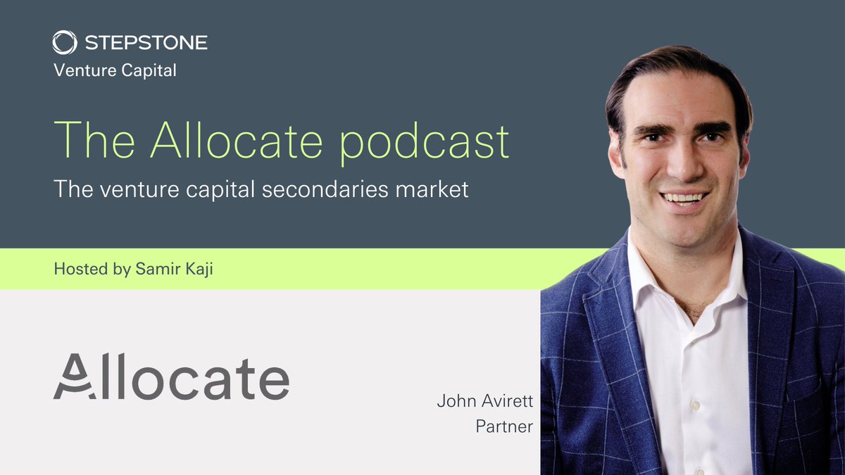 StepStone VC’s John Avirett was recently featured on an episode of The <a href="/joinallocate/">Allocate</a> Podcast to discuss the evolution of the secondaries market, from its history to the current landscape. Thanks to <a href="/Samirkaji/">samir kaji</a> for hosting!

Full episode: bit.ly/3YINR5F

#VCsecondaries