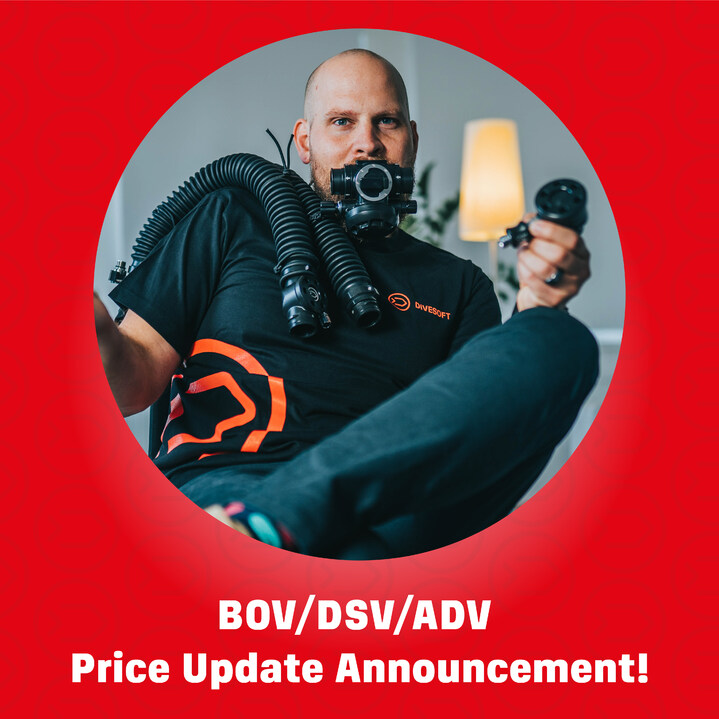 divesoft's tweet image. Price Update Announcement‼️  
We are thrilled to introduce new pricing for all our mouthpieces. We have worked hard to optimize our manufacturing process and bring you even more value for your diving equipment.  Check our e-shop for the updated prices: eshop.divesoft.com/products/bov-d…