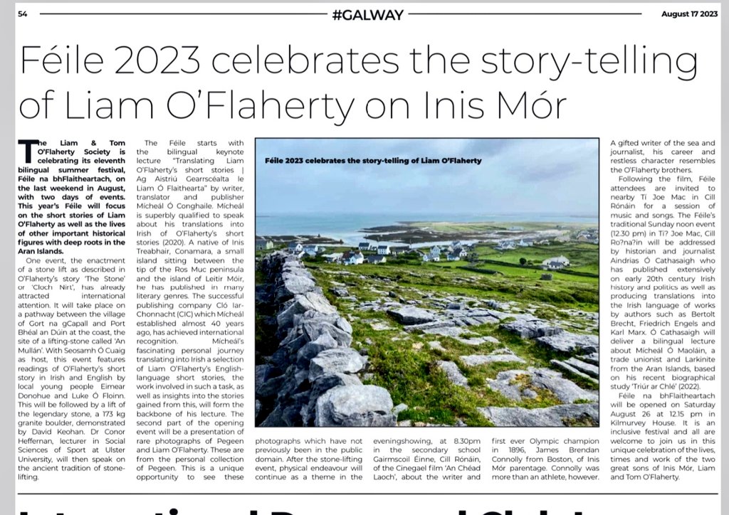 Liam & Tom O'Flaherty Society tweet media