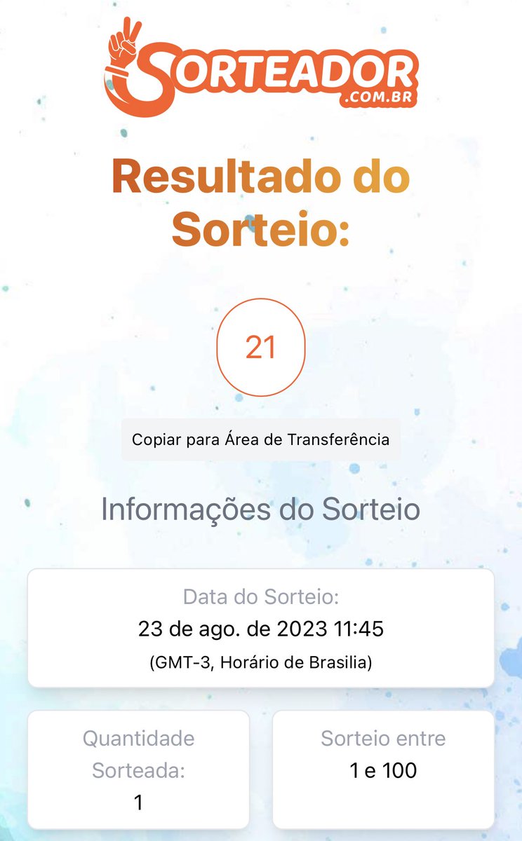 O grande ganhador da rifa do Headset da HyperX é @Davizin_0017 🎉
Parabéns ao ganhador, entraremos em contato pra envio do seu prêmio.
Gostaríamos de agradecer todos que participaram dessa rifa e contribuíram com o nosso projeto! 💖

E ainda hoje tem mais novidades por aqui!