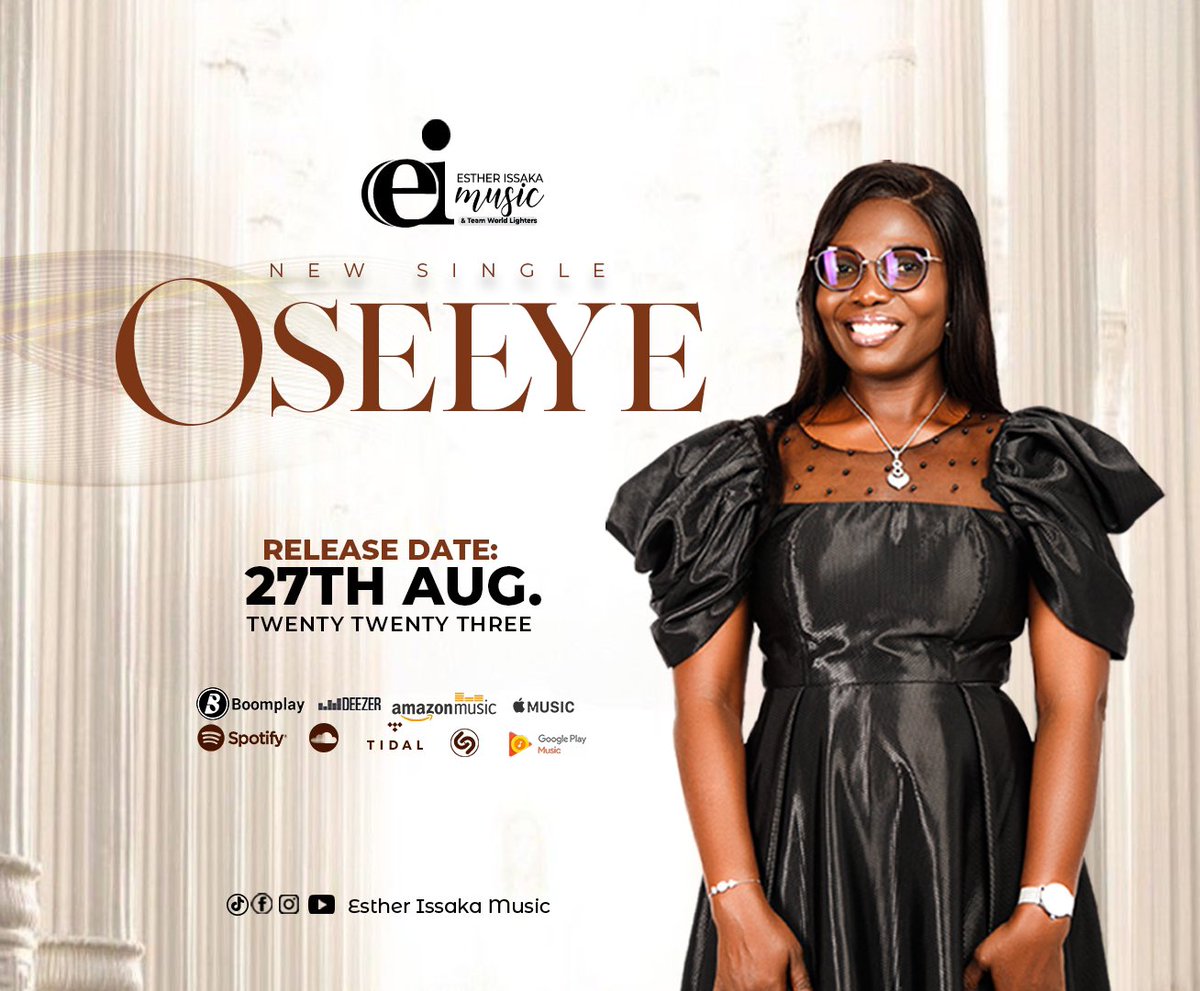 EAZIMANDOTCOM's tweet photo. ENTERTAINMENT: @deggystar a gospel musician set to release a new single ‘Oseeye’ on the 27th August, 2023.

 Follow Esther Issaka Music on all social media platforms and stream her powerful uplifting Gospel songs. https://t.co/joRGAaQ0UD