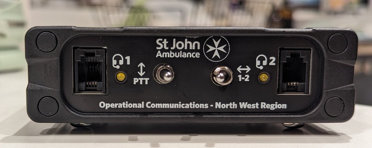 Proof of concept headset interfaces for <a href="/SJACommsNW/">SJA North West Communications</a> ready to go, based on feedback from St John people around the country. Supporting multiple radio manufacturers, dual-controller working, and more - all to make it easier for our controllers to dispatch resources safely!