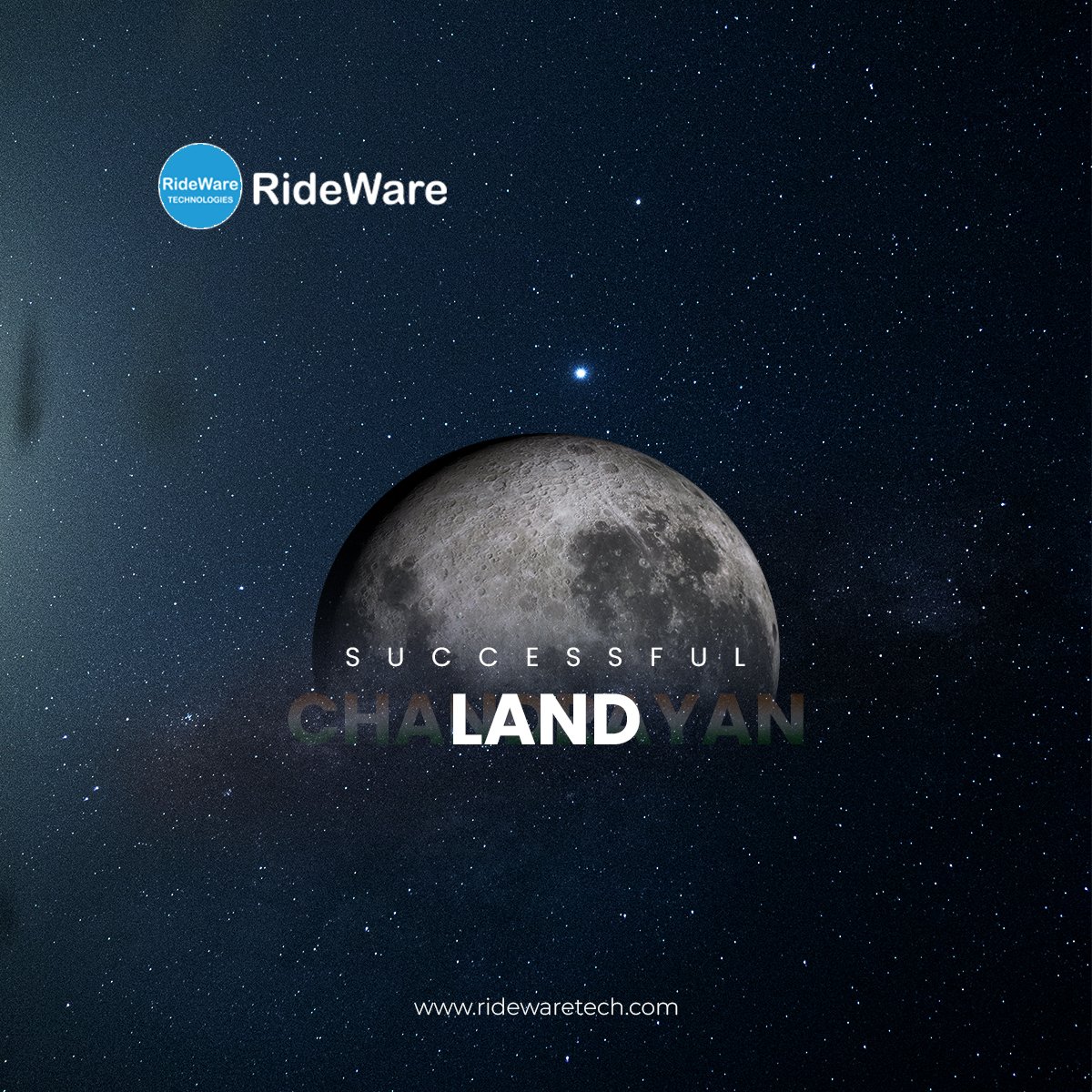 ridewaretech's tweet photo. Chandrayaan.3 has successfully soft-landed on the moon🌖!
Congratulations, India  🚀🇮🇳

#chandrayaan #chandrayaan3 #chandrayan3landing #chandrayaan3mission #india #proudindia #ProudIndian #ISRO #rideware #software #softwaresolutions https://t.co/L2nCCNXaLl