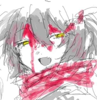 久々ちゃんと落書きしたましろ 