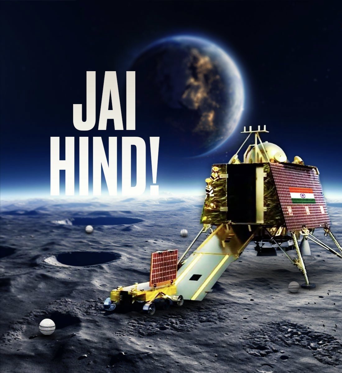 <a href="/isro/">ISRO</a> जय हिन्द जय भारत 🇮🇳

“Determination is the fuel that turns dreams into reality." 💫❤️
Celebrating the historic milestone as #Chandrayaan3 lands on the moon. 

Indian scientists and ISRO's brilliance has truly been commendable for achieving this mission, 
Congratulations to the