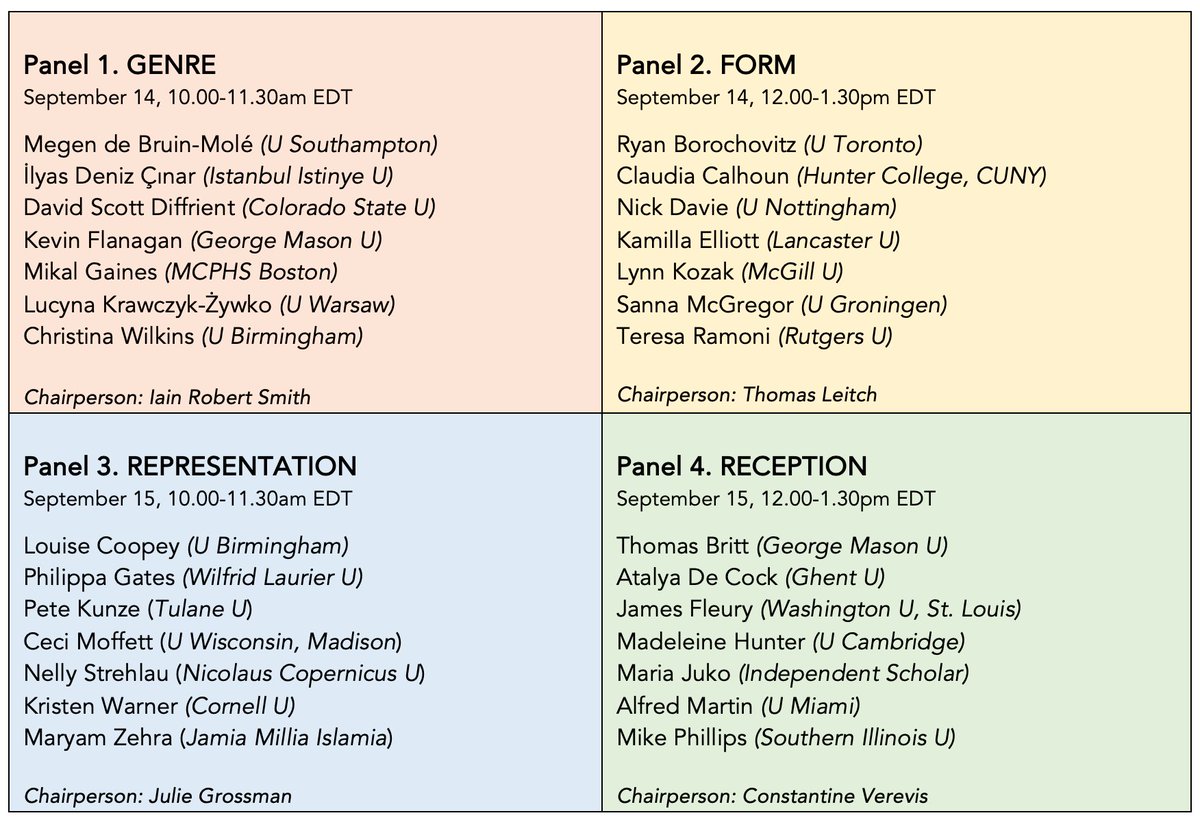 The always fantastic 'To Be Continued' online symposium on adaptation &amp; seriality studies is happening again on 14/15 September. 
Register for free here: udel.zoom.us/meeting/regist…