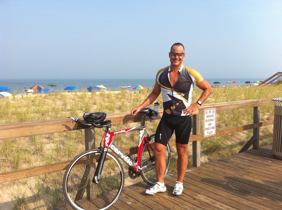 Cycling at the beach isn't just for #POTUS.   #RehobothBeach <a href="/cervelo/">Cervélo</a> #triathlon <a href="/IRONMANtri/">IRONMAN Triathlon</a>