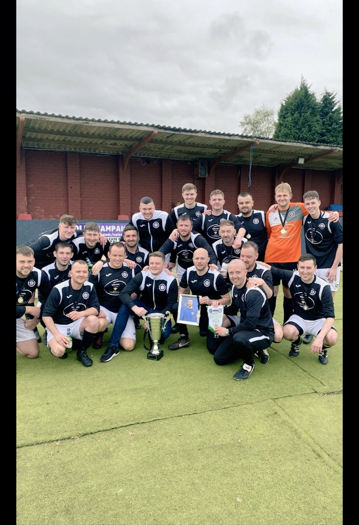 GMKFC1's tweet photo. End of the road for us, thanks to all the players for there efforts over the last 5 years. Had some great wins, managed to pick up a trophy and gained a promotion in that time. Thanks to colleges league and Churches league for taking us on. Some good players up for grabs now 👍 https://t.co/9RbX6fYxWx