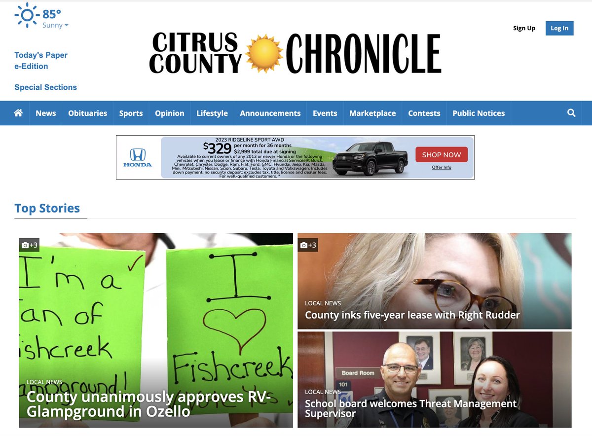pac_george's tweet photo. Congrats to PAC client @FishcreekGlampground for securing a UNANIMOUS approval last night after a marathon 6-hour hearing in Citrus County, FL. Sometimes its hard to keep fighting such battles because they wear on you, but headlines like these make every bit of sweat meaningful. https://t.co/7OPdkDX5mj