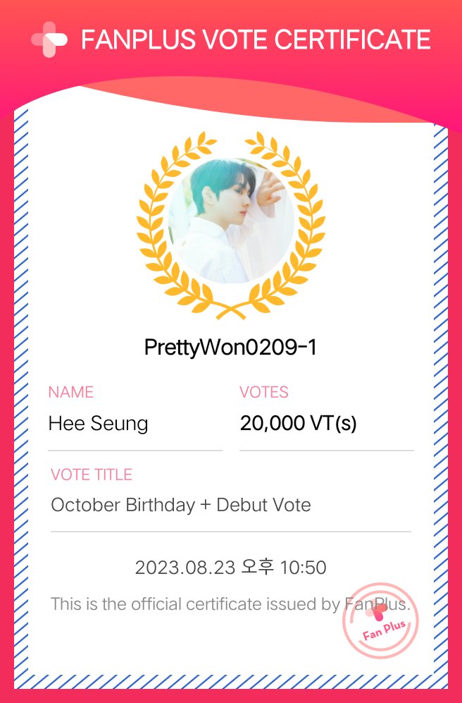 Selling_VTs's tweet photo. 20 000 VTs for #HEESEUNG 
thank you ^^ https://t.co/zlX4u1jSWc