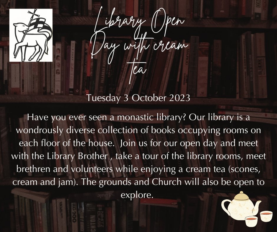 If you would like to join us for our Library Open Day, please visit the website for more information;
mirfield.org.uk/news/cr-librar…