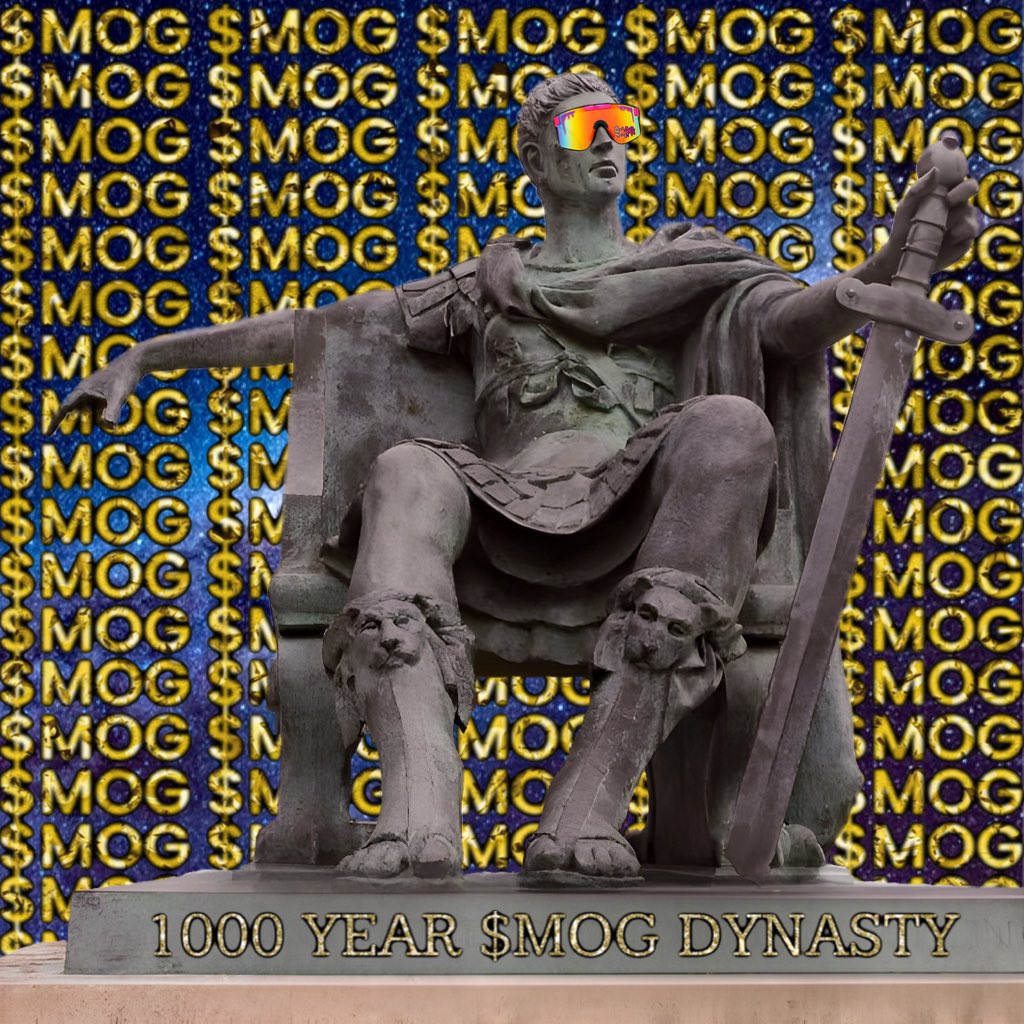 MOG stands for One Thousand in Chinese: 1000MOG, 1000 wins, 1000 Year  Dynasty, One Thousand Forever UNSTOPPABLE 1000 YEAR $MOG DYNASTY