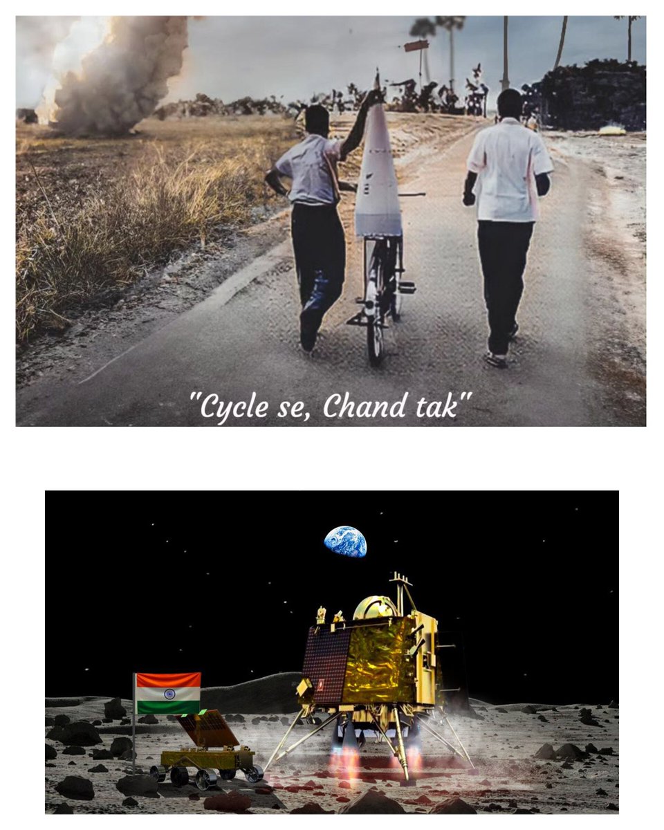 narayan_raj2's tweet photo. No Road too Long, No Dream too big.. 
Efforts, Dedication, Victory! 

परिश्रम प्रतिबद्धता प्रजय!! 🇮🇳
#Chandrayaan3 #ISROMissions #Chandrayaan3Landing #IndiaOnTheMoon https://t.co/UasQEDEIu7