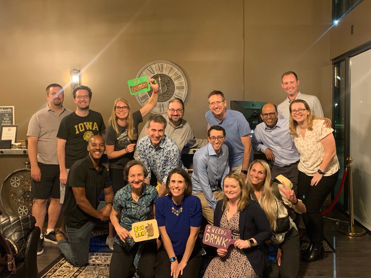Pediatric Clinical Decision Support Collaborative (@pediatric_cds) on Twitter photo Continuing the tradition, both teams escaped in record time! <a href="/EscapologyHQ/">Escapology Escape Rooms Franchising</a> #UGM23 #UGM2023 Continuing the tradition, both teams escaped in record time! <a href="/EscapologyHQ/">Escapology Escape Rooms Franchising</a> #UGM23 #UGM2023