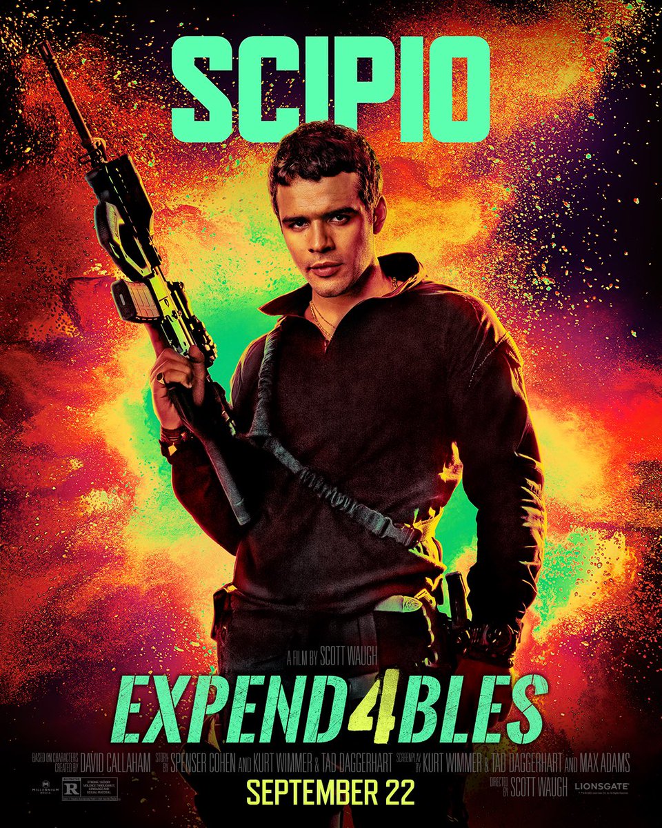 screenrant's tweet photo. More #EXPEND4BLES posters here! Stay tuned for the new trailer and watch the film on September 22: https://t.co/ePPXmfbyDP https://t.co/6nK2BogVTh