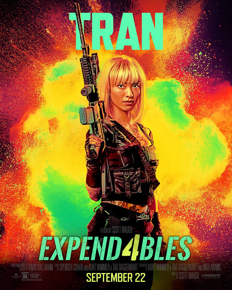 screenrant's tweet photo. More #EXPEND4BLES posters here! Stay tuned for the new trailer and watch the film on September 22: https://t.co/ePPXmfbyDP https://t.co/6nK2BogVTh