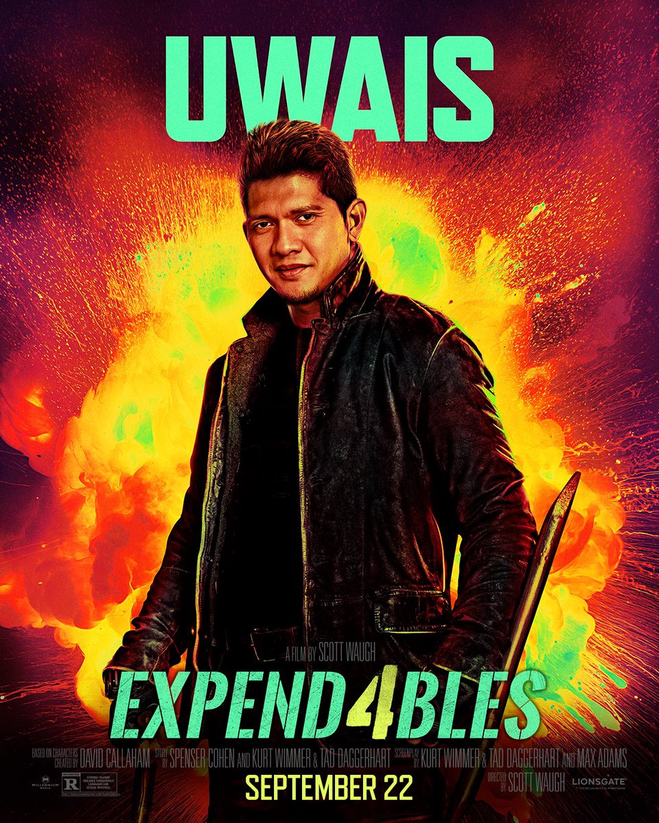 screenrant's tweet photo. More #EXPEND4BLES posters here! Stay tuned for the new trailer and watch the film on September 22: https://t.co/ePPXmfbyDP https://t.co/6nK2BogVTh
