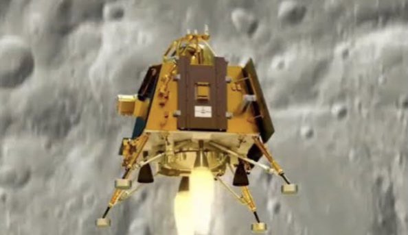 YSGT_ORG's tweet photo. Our Organisation, YSGT proudly celebrates the Indian successful Chandrayan 3 space mission . Successful landing of Vikram lander has made us feel proud Indian . First pictures of moon from our own #Chandrayaan3 #ISRO https://t.co/ZRA5hx8L6x