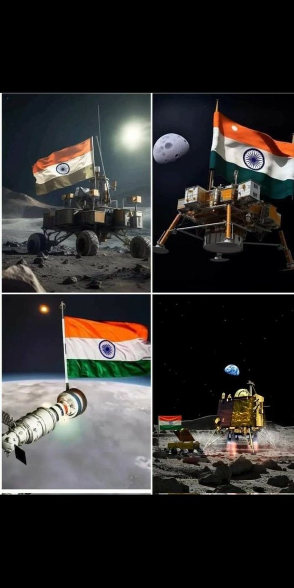 MishraNainesh's tweet photo. #Chandrayaan3 has successfully landed on the Moon!
 The first country ever to visit the lunar south pole
HISTORIC MOMENT !!
Well done INDIA 🇮🇳🇮🇳 https://t.co/BaQgdvw3uc