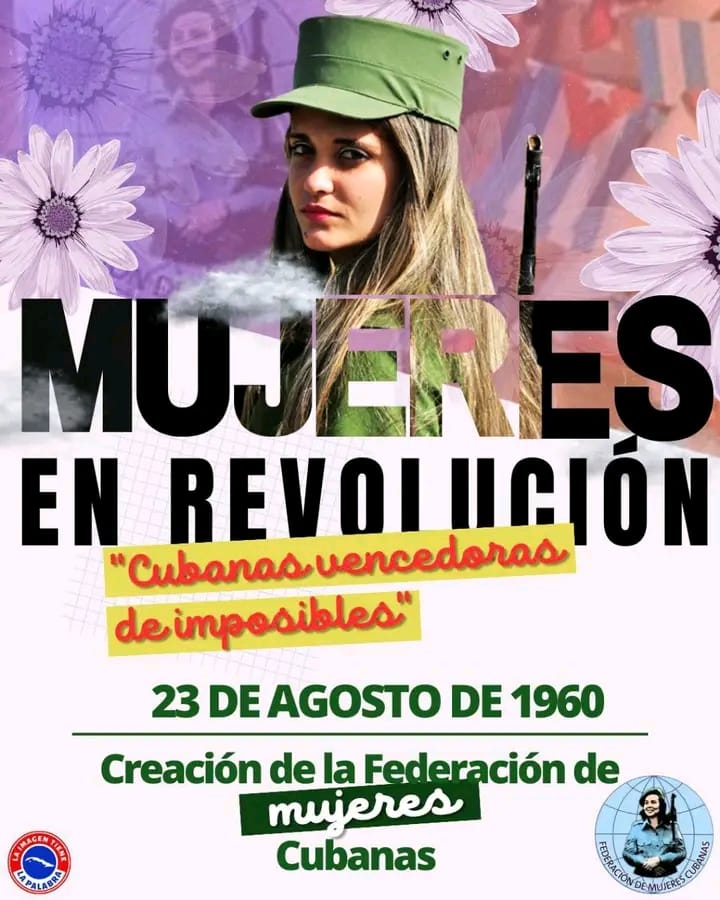 #CubaCoopera 
#MujeresEnRevolucion  
#MujeresCubanas #FMC