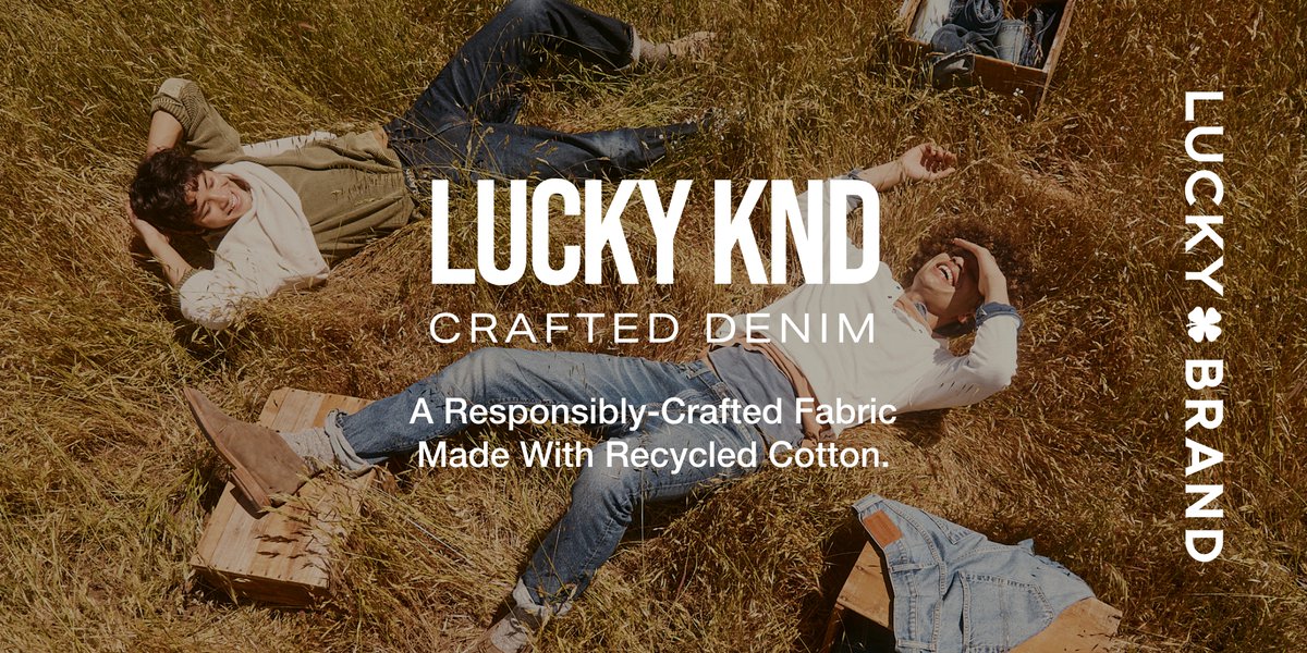 JacksonPremOut's tweet image. Check out @LuckyBrand's KND Crafted Denim. Responsibly-crafted fabric made with recycled cotton that looks as good as it feels.