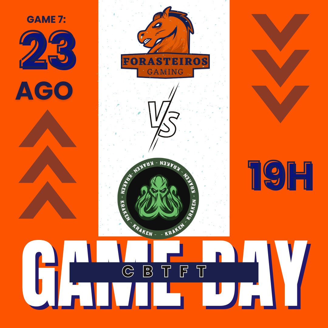 ForasteirosGG's tweet photo. 🔔 GAME DAY - CBTFT🔔
Hoje nossos forasteiros estarão enfrentando a @KrakengamingBR na lower do campeonato, sua torcida é muito importante para que possamos chegar até a final!!! Bora torcer?
#GOFORA #CBTFT #TFTBR https://t.co/DBMIT7NUl5