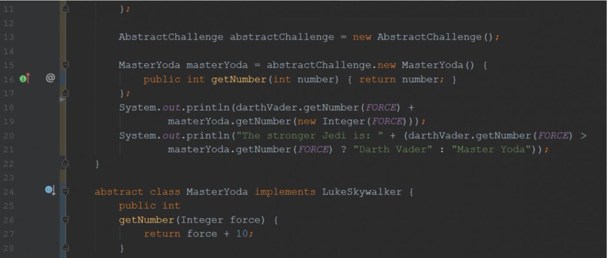 RafaDelNero's tweet photo. Interfaces vs. Abstract Classes. Are you Team #Yoda or Team #Vader? π Predict the outcome and prove your Java prowess. May the code be with you! π https://t.co/7B4T6cXIrr
#JavaFaceOff #CodingChallenge #javachallengers #software #java #code https://t.co/wE9DZ6gyRs