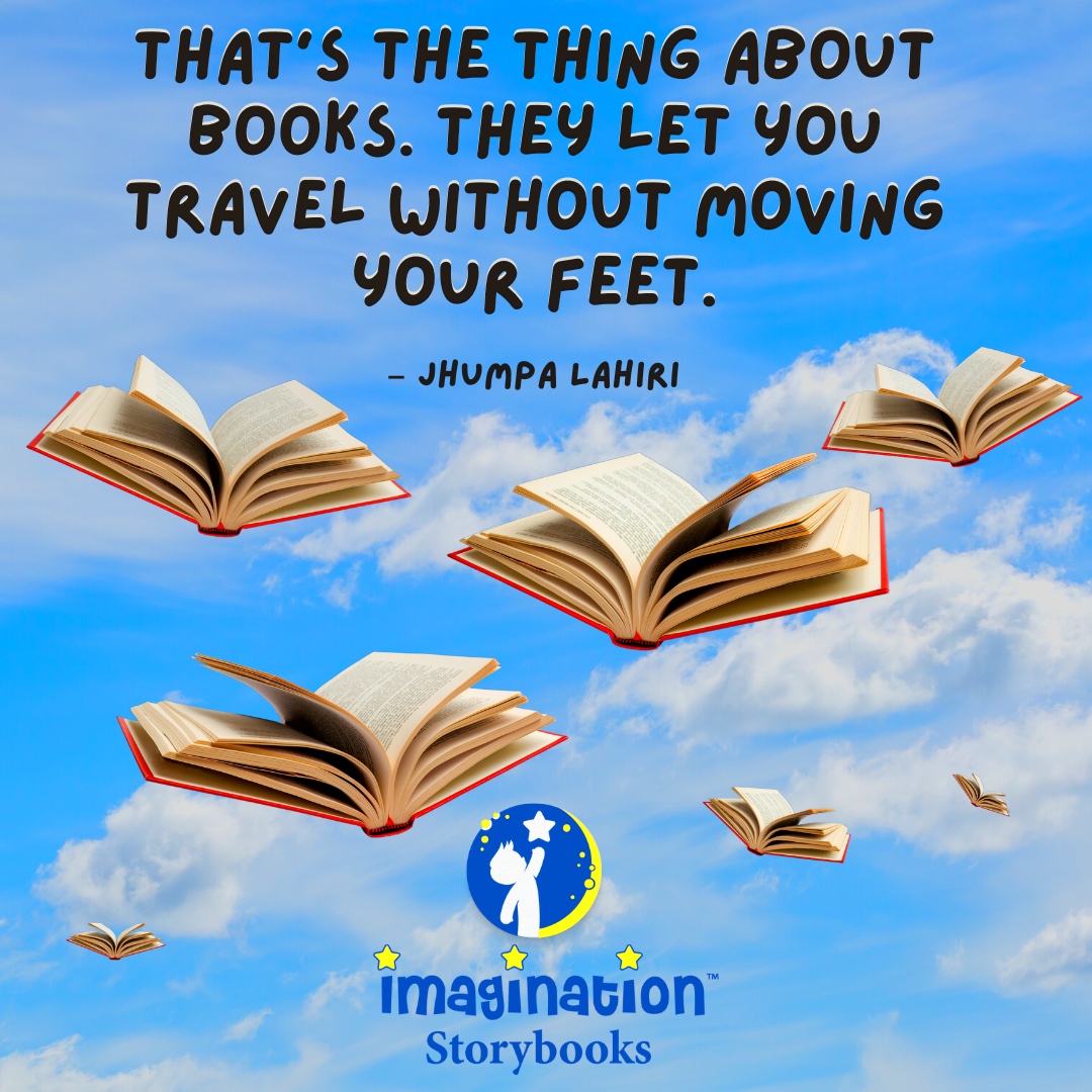 IStoryBooksClub's tweet photo. That's the thing about books. They let you travel without moving your feet.

—Jhumpa Lahiri
⁠
#Quotes #KidsBooks #ChildrensBooks ⁠
#SpecialEducation #RaiseAReader #ReadToYourKids #BlindKidsCan #DeafKidsRock #Inclusive https://t.co/McJbK4ysa3