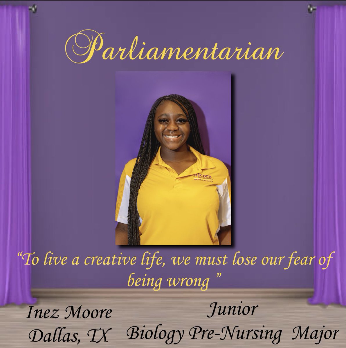 Alcorn State University Brave Ambassador EBoard💜💜 (conti.)