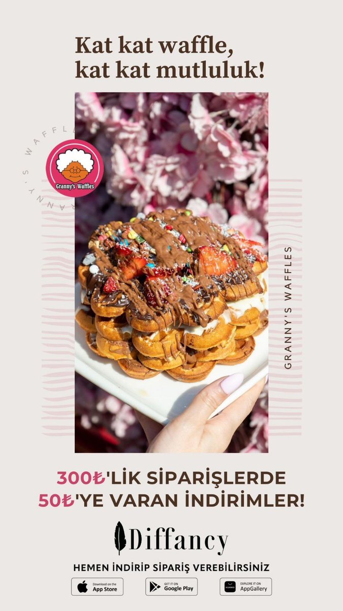 Kat kat waffle, kat kat mutluluk! 💗