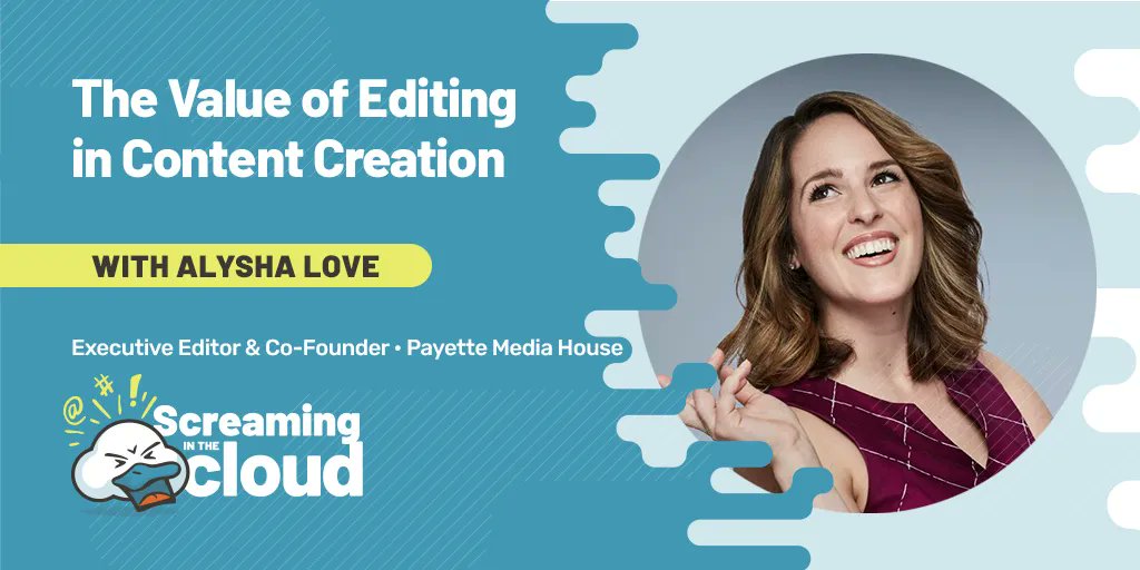 LastWeekinAWS's tweet image. “My favorite thing about magazine editing class in school, was that she started from the basics because everyone has learned things that are wrong about how we write and edit and so we’re just going to learn it all from scratch.” — @News_with_Love

🎧: buff.ly/47IGIGl