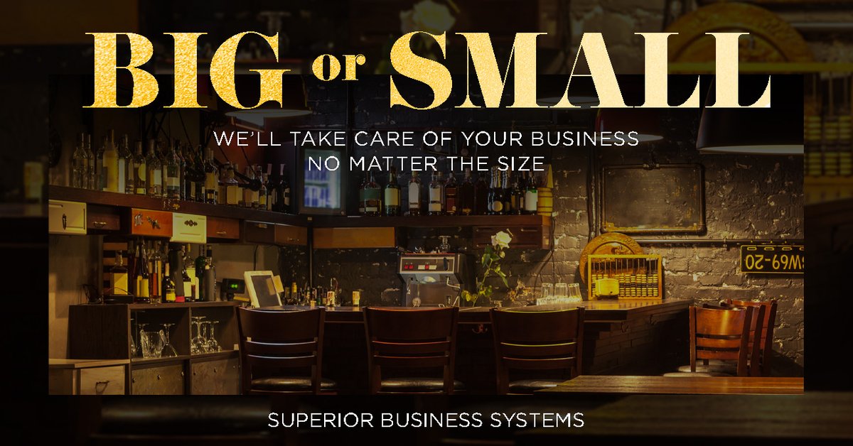 Think your establishment is too small to warrant a POS system #upgrade? Nonsense!

We work with businesses of all sizes and backgrounds. From a cozy cafe to fine dining, we have you covered.

Contact us today for a consultation.
✉️ craig@sbsmidwest.com

#RestaurantPOS