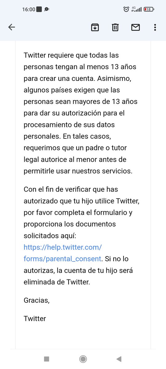 Y ayer cuando escribimos nuestra noticia sobre la ayuda a la palma y tenerife, 1 hora más tarde nos bloquean nuestra cuenta y hoy la activan con 0 seguidores que bien twuiter, no incumplimos nada en nuestro post, jajaja 13 años ojalá tuviera 13 y no 40

Aquí el mensaje de twuite