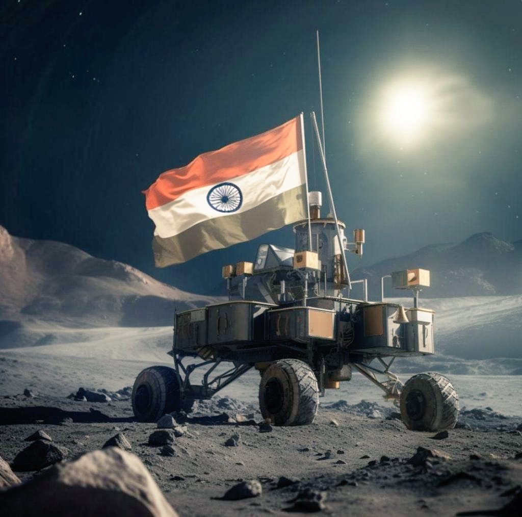 इसे बोलते हे झंडे गाड़ना भारत का दुनिया में परचम India on the Moon 🌙
#Chandrayaan3
#ISROMissions