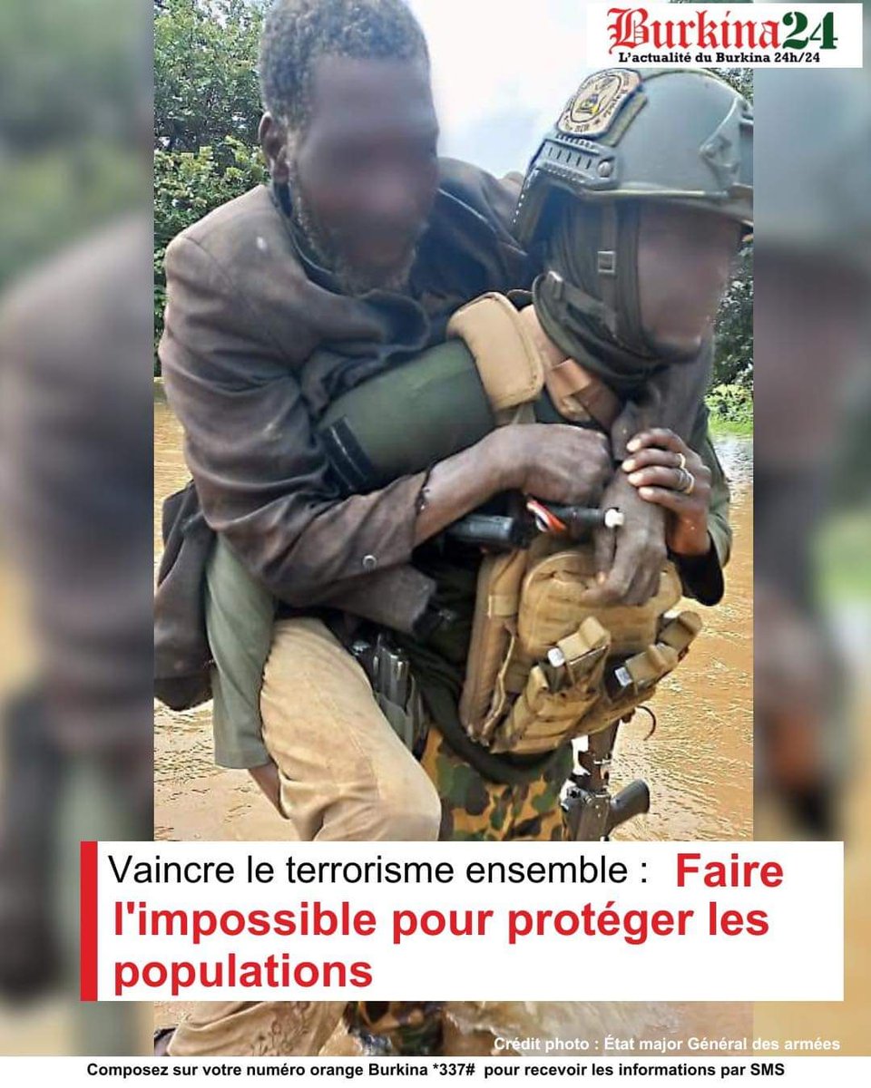 burkina24's tweet image. 🇧🇫 Vaincre le terrorisme ensemble : Faire l'impossible pour protéger les populations 

#EMGA 
#Burkina24