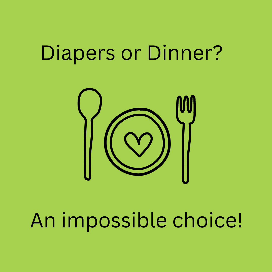 Every day, parents facing diaper need must make tough choices - your awareness and action can make a difference. #EndDiaperNeed #NoChildWetBehind #NashDiaper