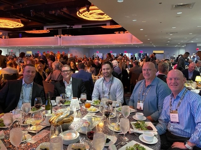 TECIinc's tweet image. Doug and Brian had an insightful time at the 2023 ACPC Conference in New York City! 
Had some lunch with our friends at Reliance Aircraft and a picture with Jay Bant from HRD AeroSystems, Jay will be the Supplier Chair for the 2024 ACPC Conference in Dallas!
 #ACPC2023