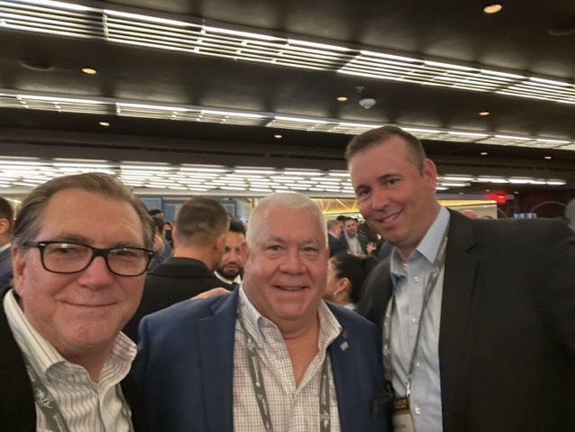 TECIinc's tweet image. Doug and Brian had an insightful time at the 2023 ACPC Conference in New York City! 
Had some lunch with our friends at Reliance Aircraft and a picture with Jay Bant from HRD AeroSystems, Jay will be the Supplier Chair for the 2024 ACPC Conference in Dallas!
 #ACPC2023