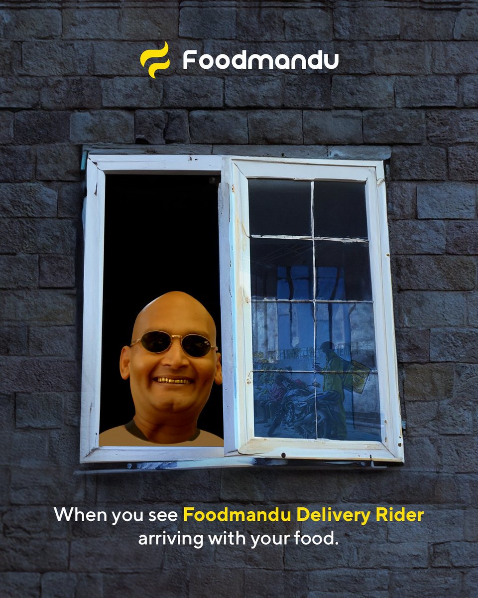 foodmandu's tweet photo. While you wait for Bhasme Don (the movie), Bhasme Don waits for his Foodmandu delivery.
#foodmandu #bhasmedon #pashupatiprasad2 https://t.co/uT5iO7EV0O