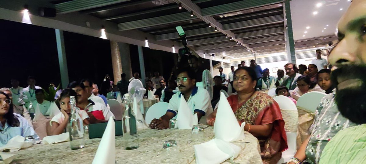 drkiritpsolanki's tweet photo. Parliamentary Committee on Welfare of SCs/STs under which is on study visit to Andaman under chairmanship of Dr Kirit P Solanki ji celebrated the successful landing of #Chandrayan3. 
#NewIndia #VisionaryPM https://t.co/9wCnNm1Cjq