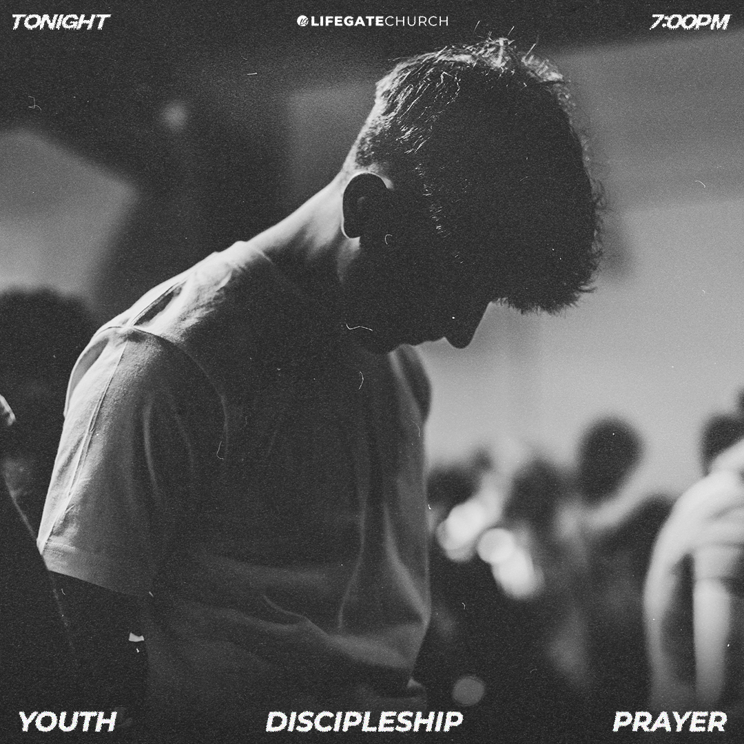 lifegateKC's tweet photo. Come see us at Lifegate Church tonight at 7PM for youth, discipleship, or prayer 🙌 https://t.co/zyJn9djuJ9