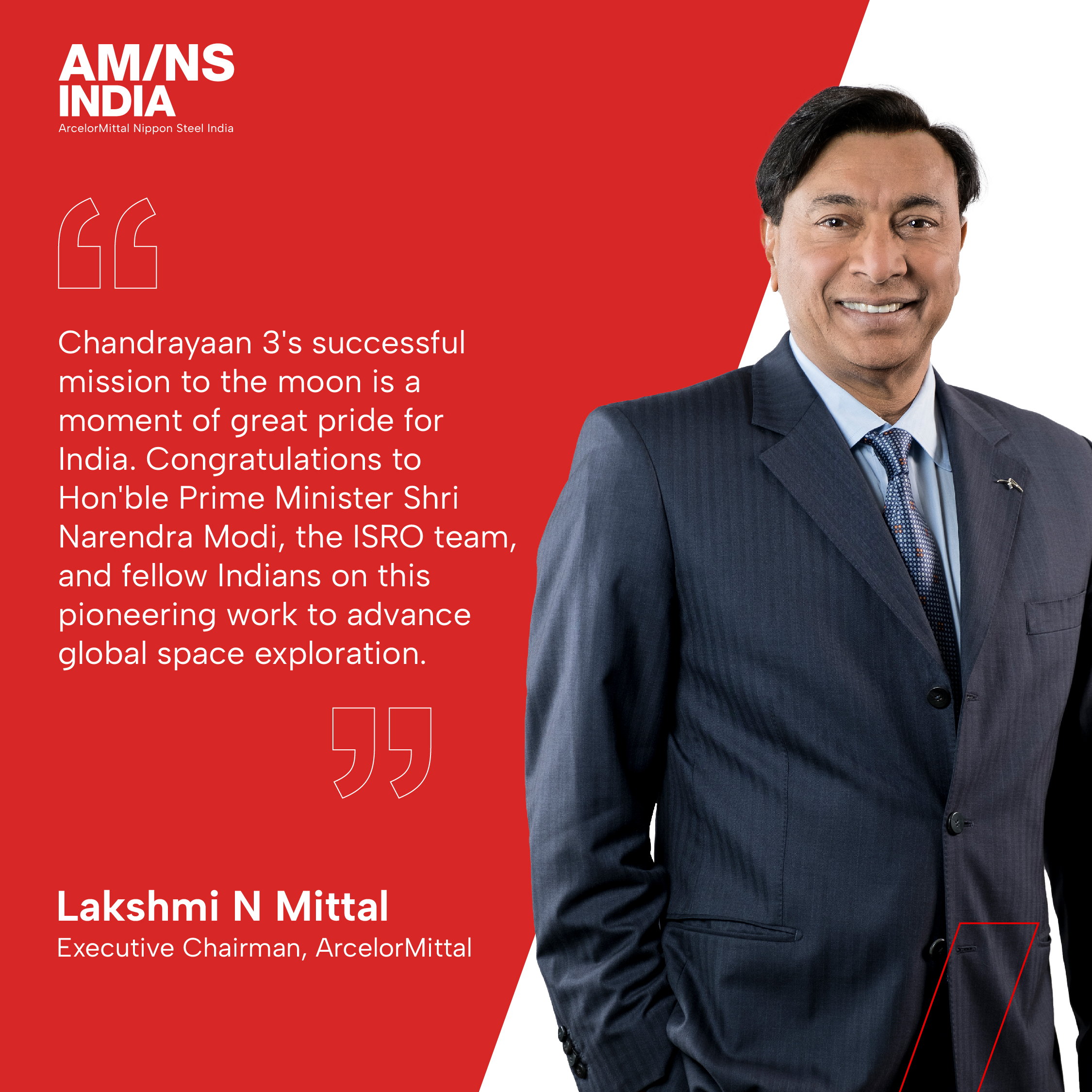 ArcelorMittal on X: Our new CEO is Aditya Mittal. Aditya has, together  with Mr Mittal, shaped the growth of our company over the last 25 years. We  congratulate him on this new